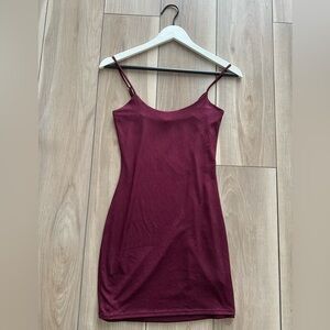 Lucy in the Sky Deep Red Dress